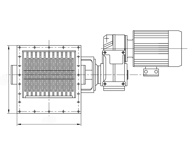 Our lump breaker structure drawing
