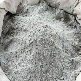 Double flap valve for cement powder