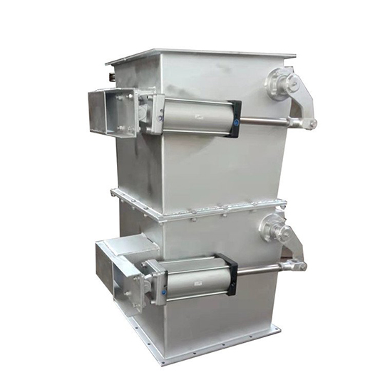 Double flap valve for sale
