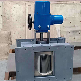 Electric flow control gate valve