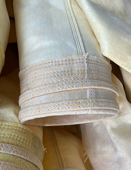 FMS filter bags are used in cement plants, waste incineration, steel industry, chemical processing