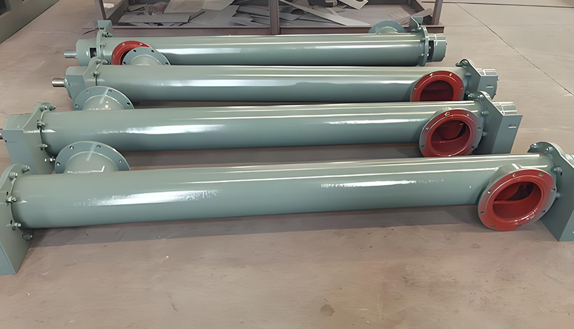 GL series tubular screw conveyor is a fully enclosed material handling system designed for dust-proof conveying of powders, granules and small particles.