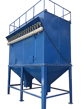 PPCS series pulse jet dust collector uses 0.4-0.6MPa high pressure pulse jet technology to thoroughly clean and maintain low filtration resistance.