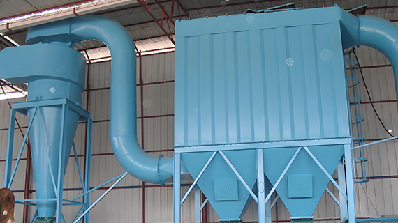 The PPCS Series Pulse Jet Dust Collector operates on a high-pressure pulse-jet cleaning principle.