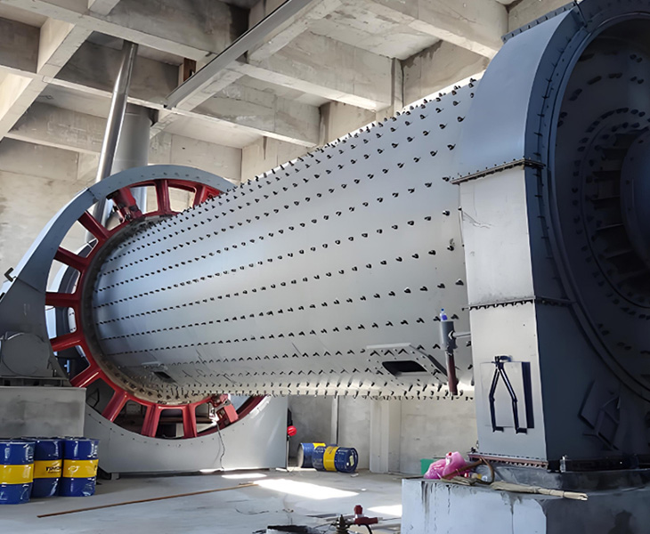 The ball mill is a crucial equipment for material grinding after the crushing process.