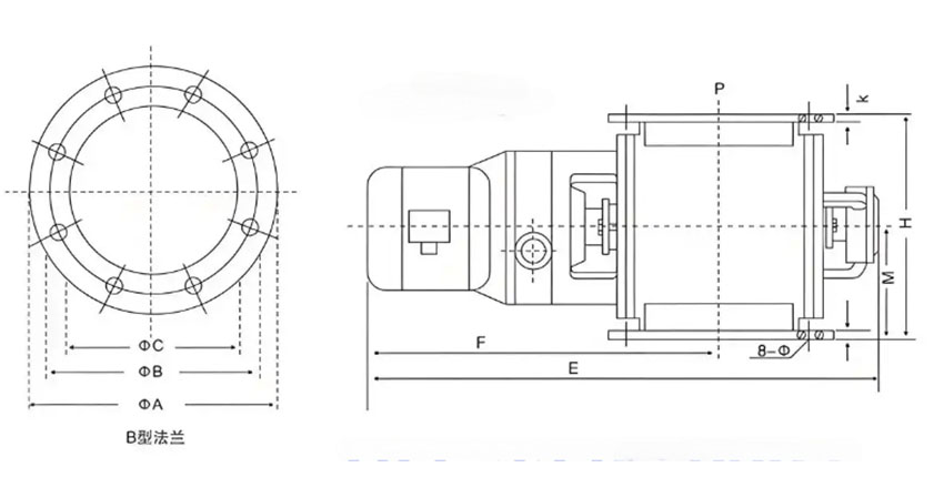 B-Type Rotary Valve