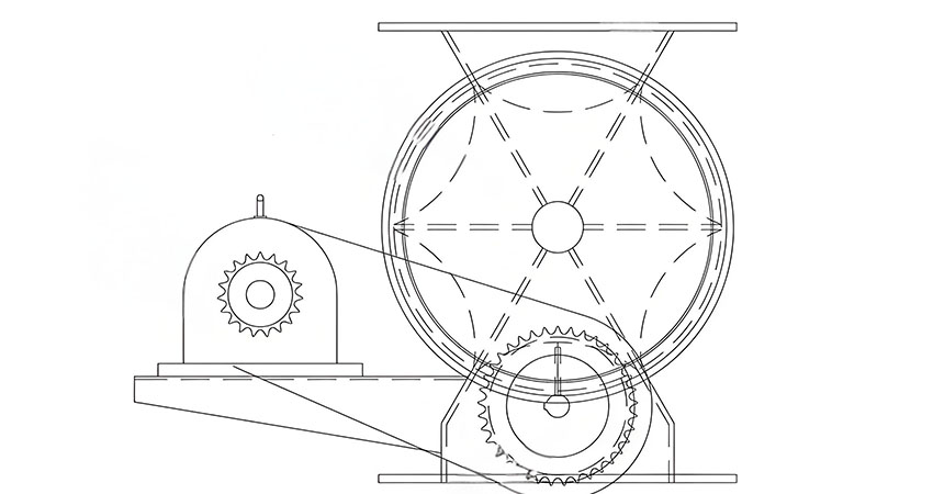 Chain-Type Rotary Valve