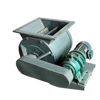 Chain-type rotary airlock valves