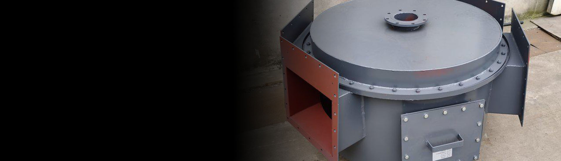 Custom flap diverter valve banner