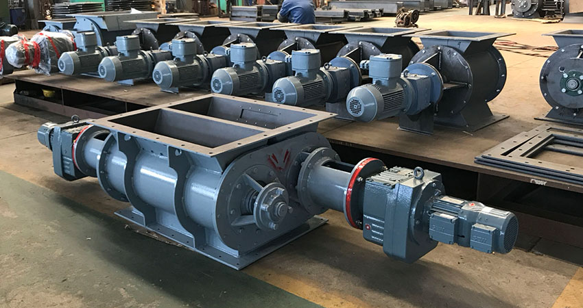 Double-axis Rotary Valve