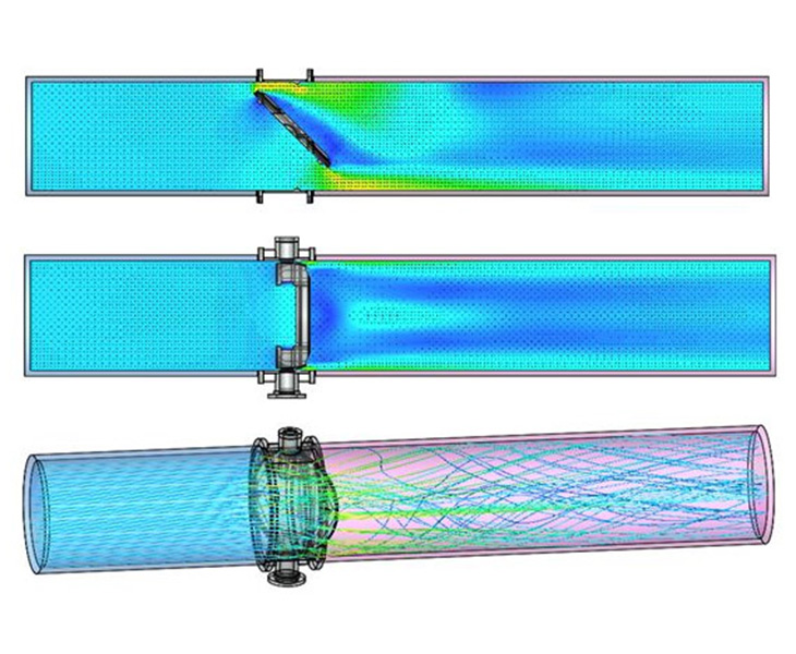 Low flow resistance coefficient
