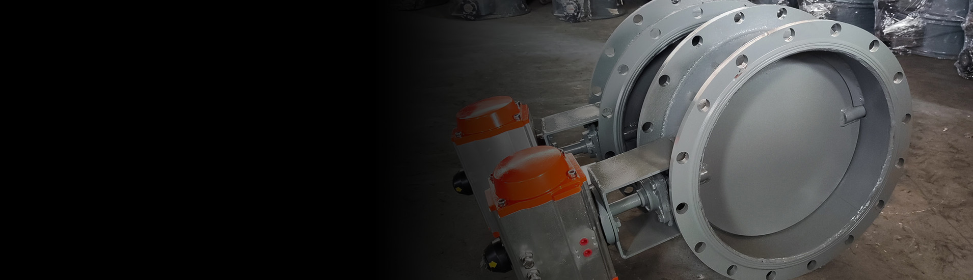 Pneumatic Butterfly Damper Banner