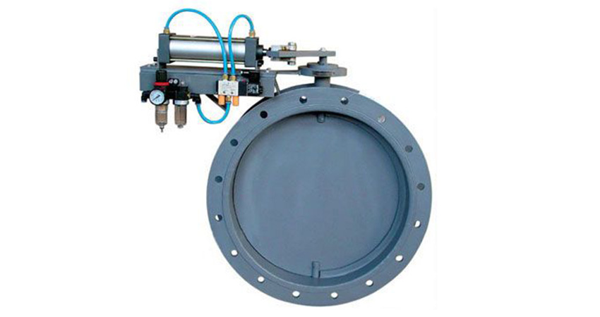 Pneumatic Butterfly Damper