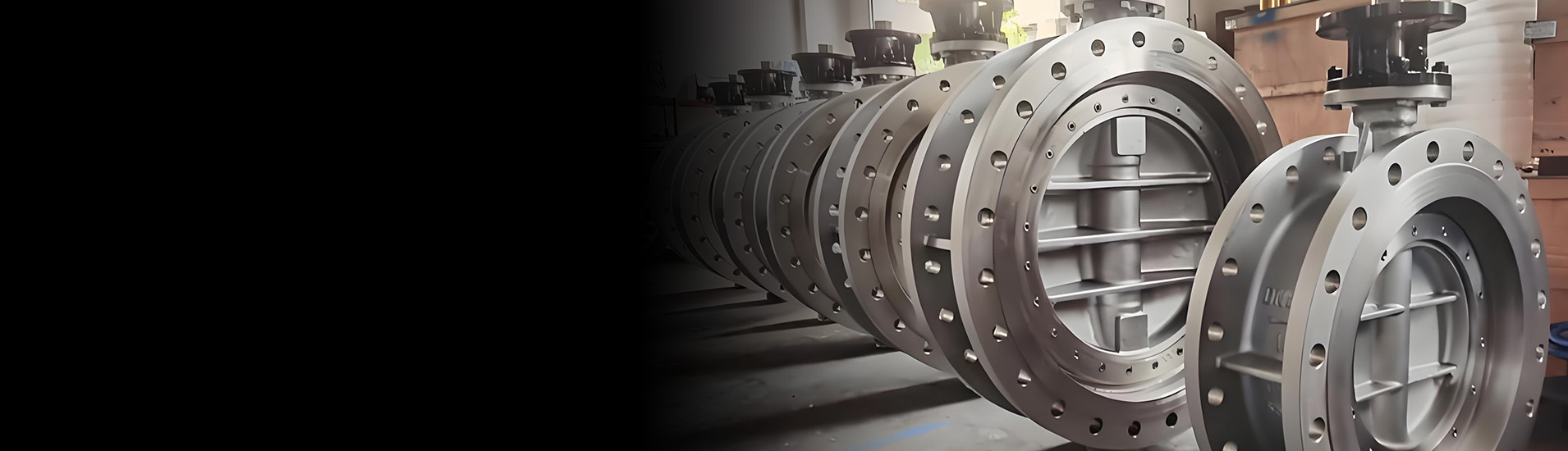 Stainless steel butterfly valve banner