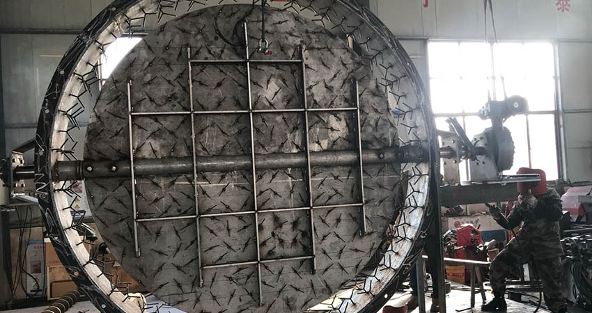 Ultra High Temperature Butterfly Damper