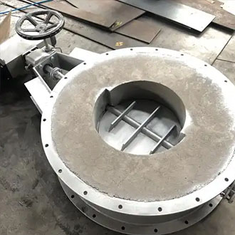 Ultra High Temperature Butterfly Damper