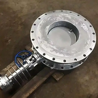 Ultra High Temperature Butterfly Damper