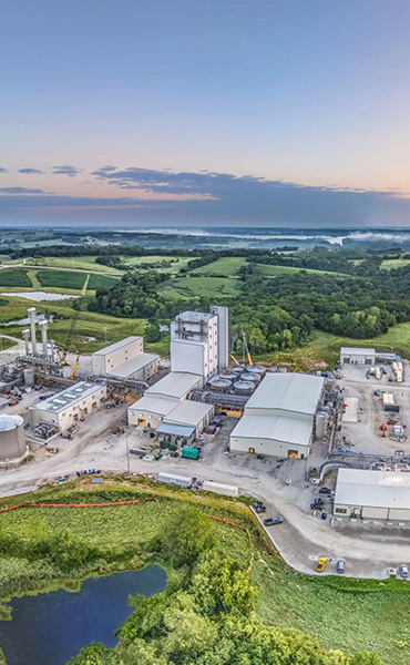 Conveyor Solution for Compact Spaces in a Bio-Energy Plant