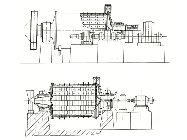 Cement Ball Mill Structure
