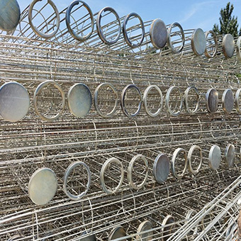 Galvanized Steel Filter Bag Cage