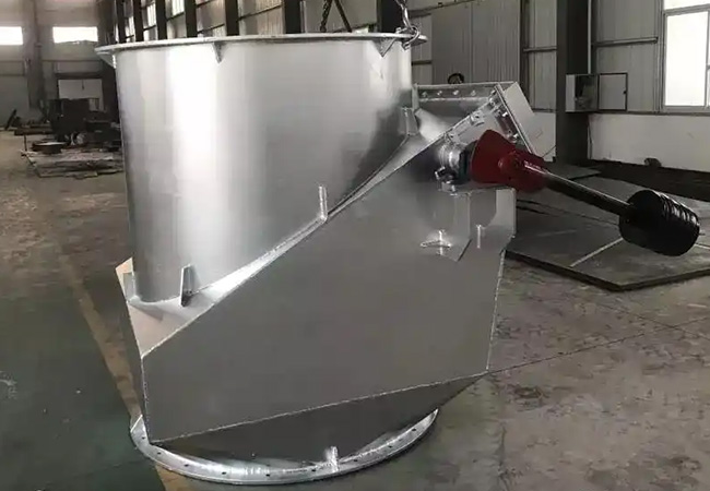 High-temperature airlock flap valve