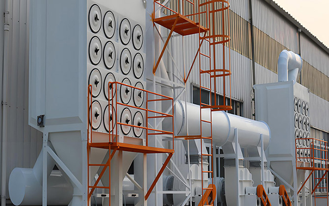 industrial cartridge dust collector