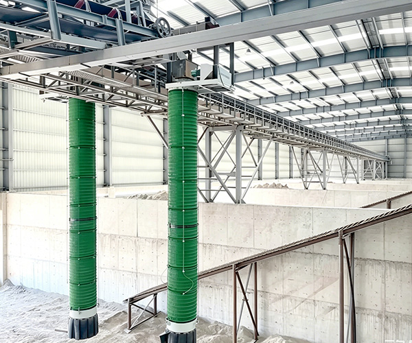 - Telescopic Chute for Conveyor - Darko Advanced Stockpiling Loading Spout