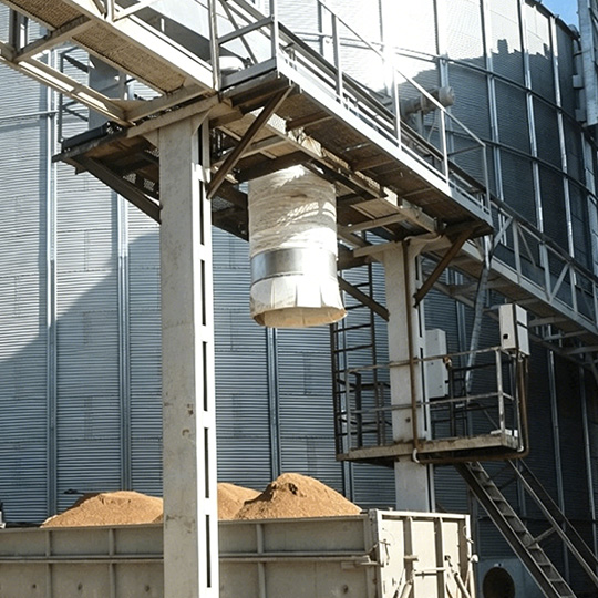 Truck loading bellows