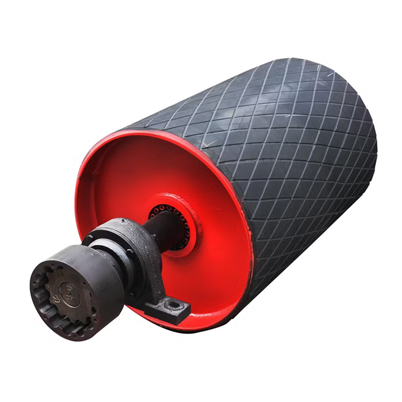 Belt Conveyor Rubber Drum Pulley