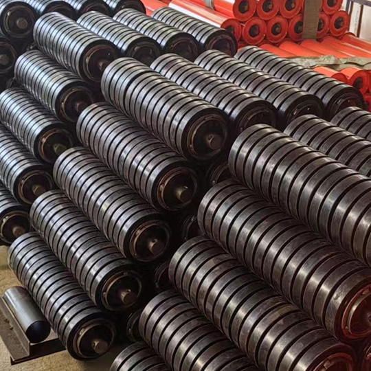 Impact roller for conveyors