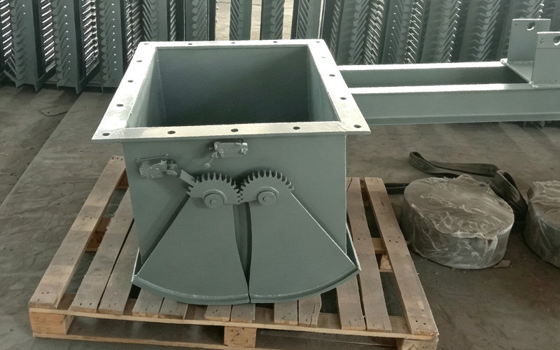 Heavy‑duty Duplex Clamshell Gate for silo bulk material discharge