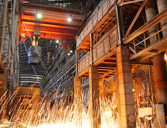Steel and metal
